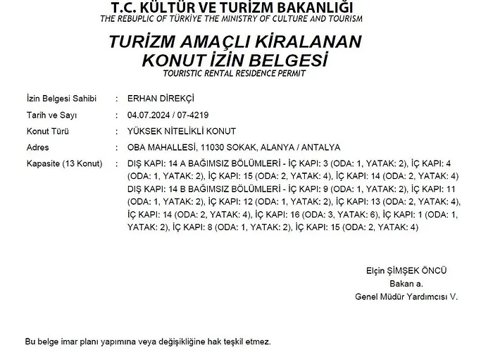 公寓 Silence Garden Bir Yatak Odali *