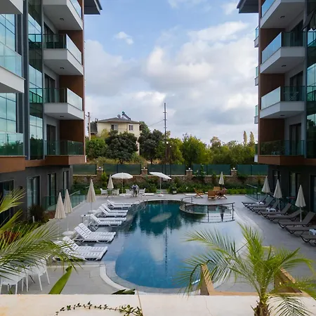 Silence Garden Bir Yatak Odali Apartmán Alanya